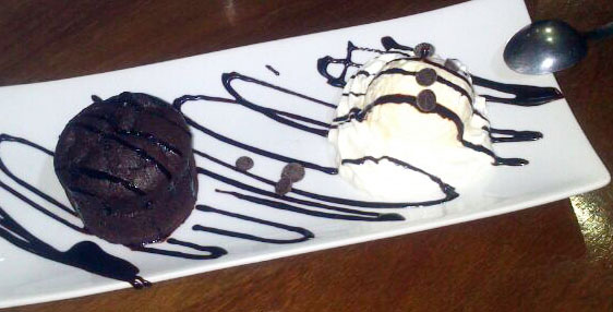 coulant de chocolate